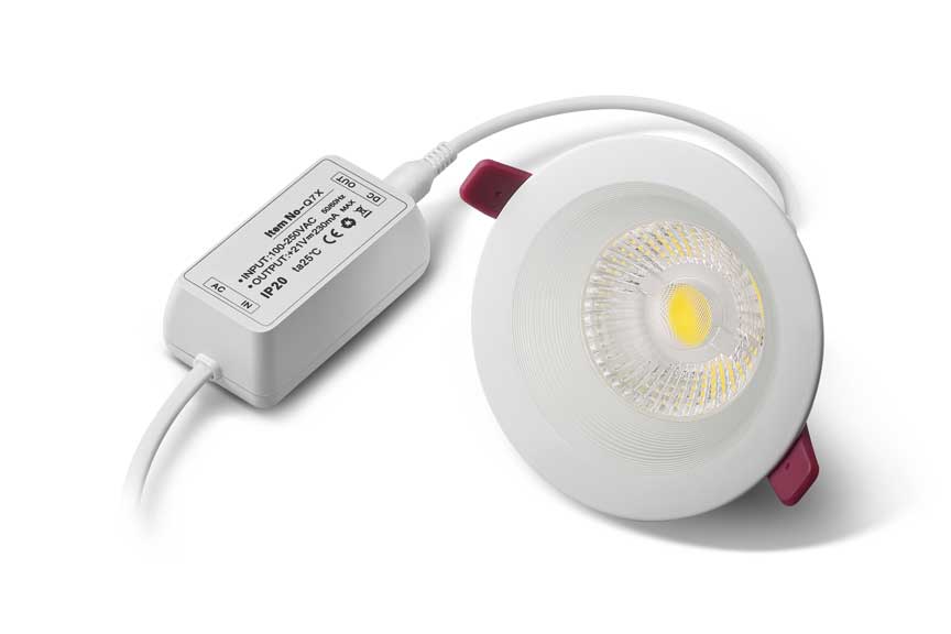 TOBA XL Spot LED encastrable de sol en acier inoxydable 24W 4000K IP67 60°